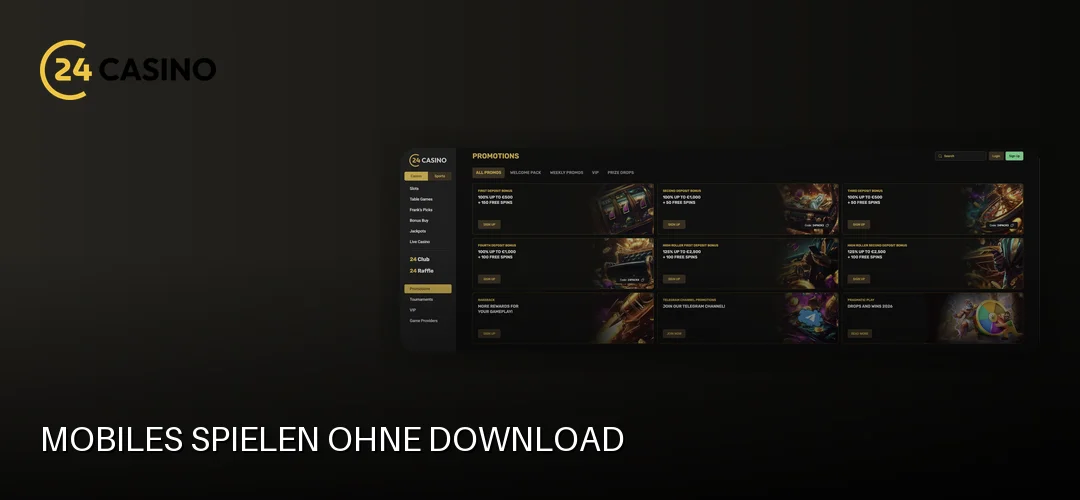 24Casino promotional banner
